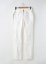 Jeans coupe slim tissage brut taille normale blanc TIFFOSI femme