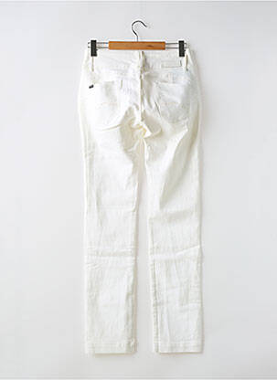 Jeans coupe slim tissage brut taille normale blanc TIFFOSI femme