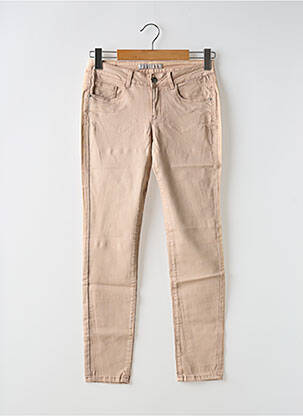 Jeans coupe slim marron TIFFOSI pour femme