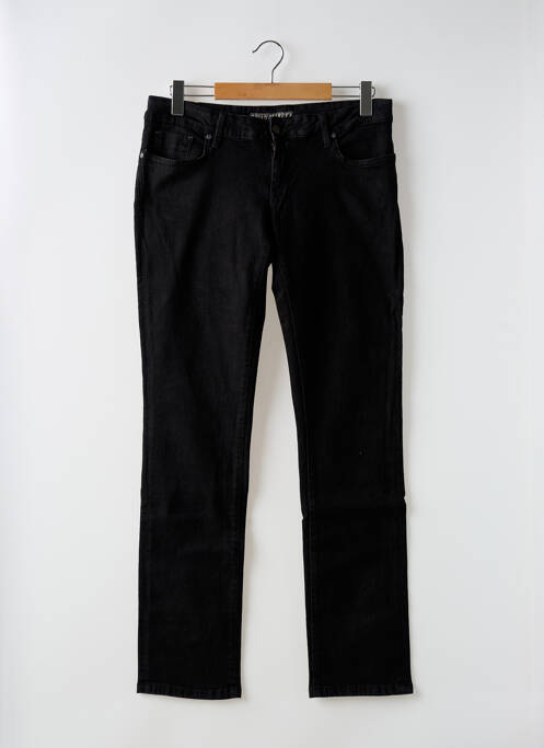 Jeans coupe droite noir TIFFOSI pour femme