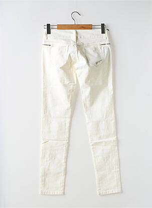 Jeans coupe slim tissage brut taille normale blanc TIFFOSI femme