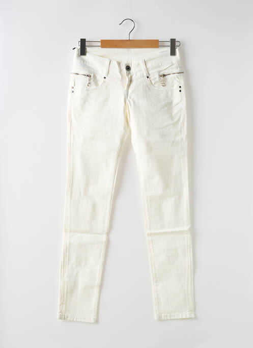 Jeans coupe slim blanc TIFFOSI pour femme