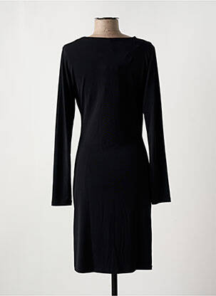 Robe mi-longue manches longues manches longues noir TIFFOSI femme
