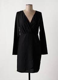 Robe courte fermeture zippée au dos manches longues noir TIFFOSI femme