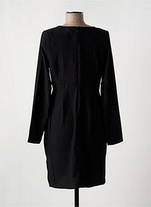 Robe courte fermeture zippée au dos manches longues noir TIFFOSI femme