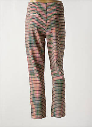 Pantalon droit stretch taille haute beige GARCIA femme