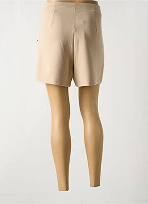 Short coupe droite beige TIFFOSI femme