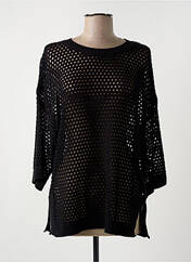 Pull noir ICHI pour femme seconde vue