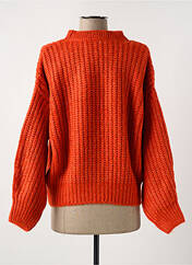 Pull orange ÉTYMOLOGIE femme seconde vue