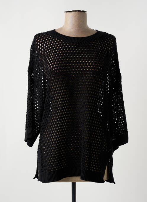 Pull noir ICHI pour femme