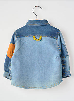 Veste casual fermeture pressionnée bleu LOSAN garcon