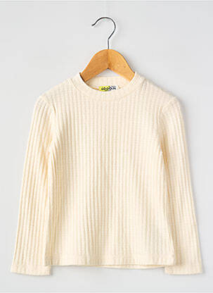Pull manches longues manches longues beige LOSAN enfant