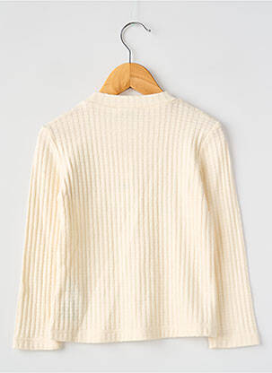 Pull manches longues manches longues beige LOSAN enfant
