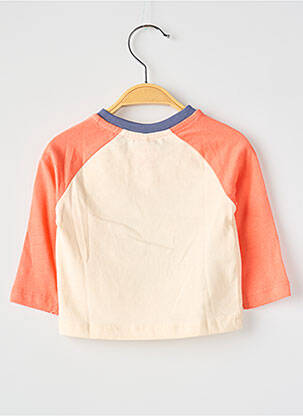 T-shirt manches longues manches longues orange BOBOLI garçon