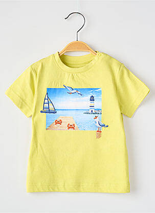 T-shirt stretch manches courtes vert MAYORAL garçon