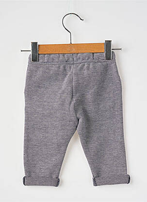 Jogging tissage chiné taille élastique gris BOBOLI fille
