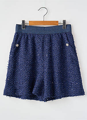 Short poches taille élastique bleu MAYORAL fille