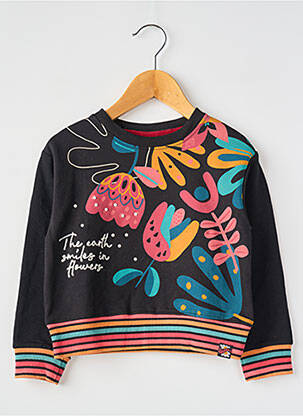 Sweat-shirt noir BOBOLI pour fille