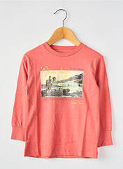 T-shirt orange ZY pour garçon seconde vue