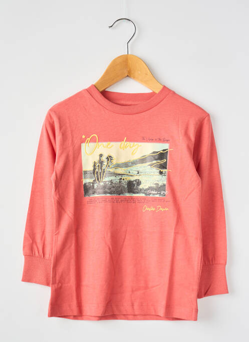 T-shirt manches longues manches longues orange ZY garcon