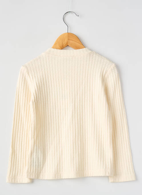 Pull manches longues manches longues beige LOSAN enfant