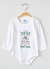 Body lingerie blanc JHK pour enfant seconde vue