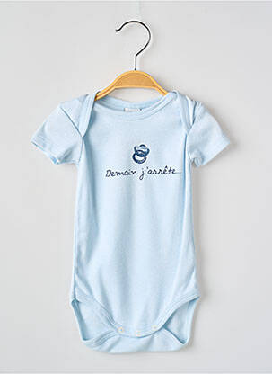 Body bleu 3 POMMES pour fille