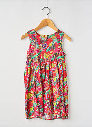 Robe mi-longue rouge LOSAN pour fille