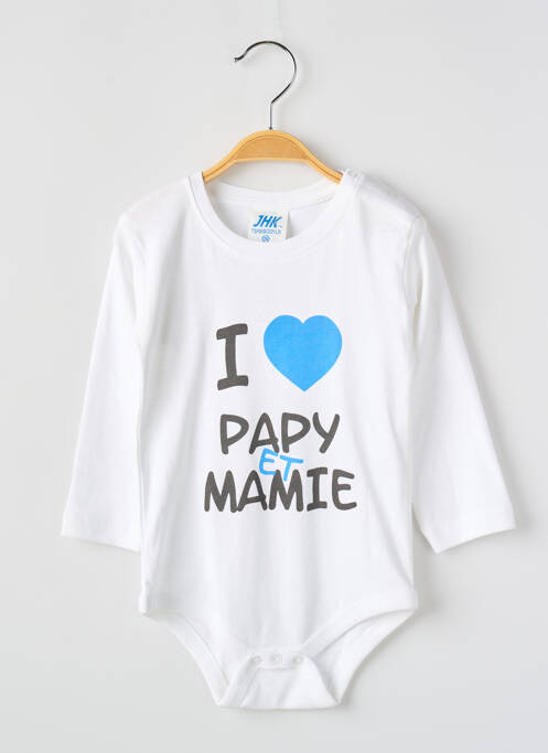 Body lingerie blanc JHK pour enfant