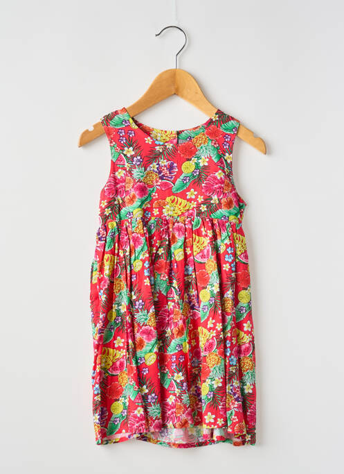 Robe mi-longue rouge LOSAN pour fille