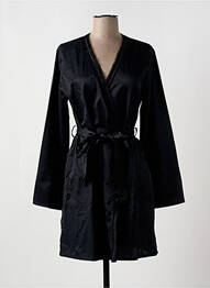 Déshabillé manches longues noir ESPRIT femme
