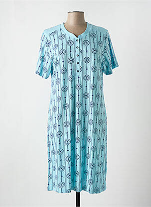 Chemise de nuit imprimé fantaisie bleu PASTUNETTE femme