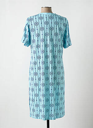 Chemise de nuit imprimé fantaisie bleu PASTUNETTE femme