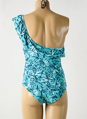 Maillot de bain 1 pièce imprimé fantaisie brassieres bleu ESPRIT femme