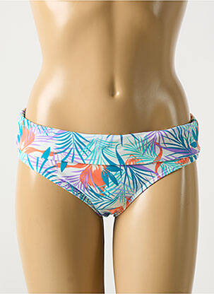 Bas de maillot de bain imprimé tie and dye culotte bleu ESPRIT femme