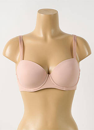 Soutien-gorge effet matière satinée haut soutien-gorge moulé rose MARIE JO femme