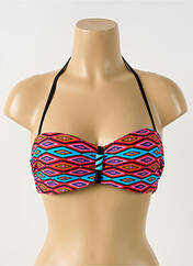 Haut de maillot de bain rose DEIDAD pour femme seconde vue