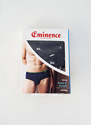 Slip imprimé fantaisie bleu EMINENCE homme