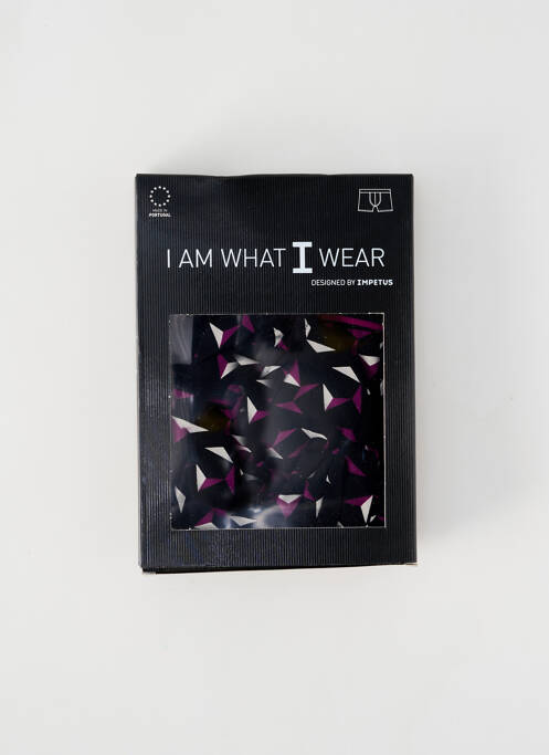 Boxer noir IMPETUS pour homme