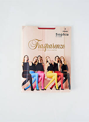 Collants bas/collant rouge TRASPARENZE femme