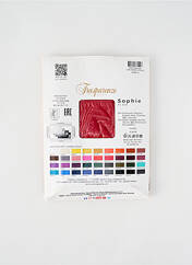 Collants rouge TRASPARENZE pour femme seconde vue