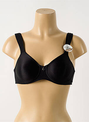 Soutien-gorge effet matière satinée haut soutien-gorge emboitant noir FELINA femme