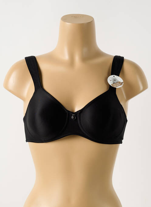 Soutien-gorge sans armature haut soutien-gorge emboitant noir FELINA femme