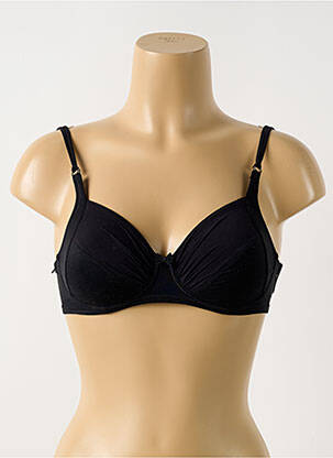 Soutien-gorge effet matière satinée haut soutien-gorge emboitant noir MARIE JO femme