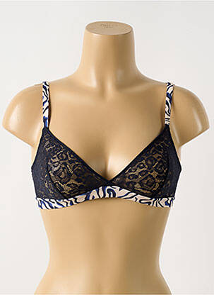 Soutien-gorge sans armature haut triangles bleu MARIE JO femme