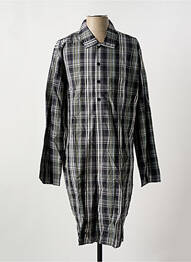 Robe de chambre tissage popeline bleu SEIDEN STICKER homme