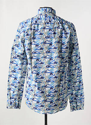 Chemise manches longues manches longues bleu DARIO BELTRAN homme