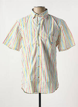 Chemise manches courtes manches courtes blanc DARIO BELTRAN homme