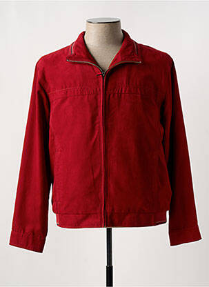 Veste casual poignets boutonnés avec fente rouge BENNY LES HOMMES homme
