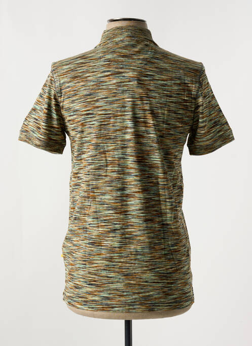 Polo imprimé rayures manches courtes vert CAMEL ACTIVE homme